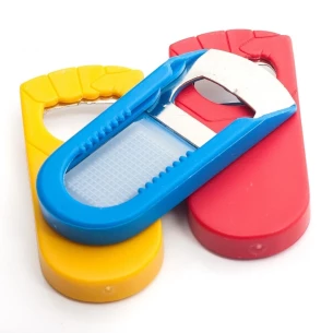 Mano abridora de plástico - Azul