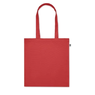 Bolsa de algodón orgánico BENTE COLOUR - Rojo