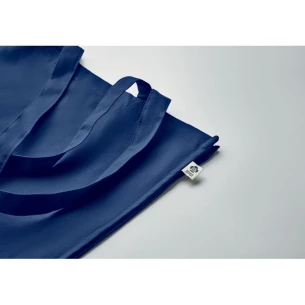 Bolsa de algodón orgánico BENTE COLOUR - azul