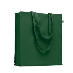 Bolsa de algodón orgánico BENTE COLOUR - verde oscuro