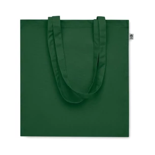 Bolsa de algodón orgánico BENTE COLOUR - verde oscuro