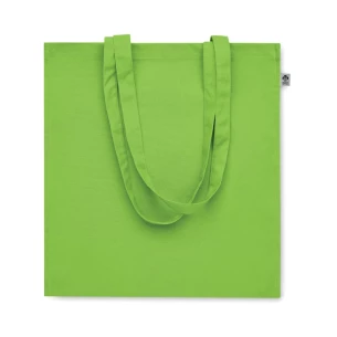 Bolsa de algodón orgánico BENTE COLOUR - verde lima