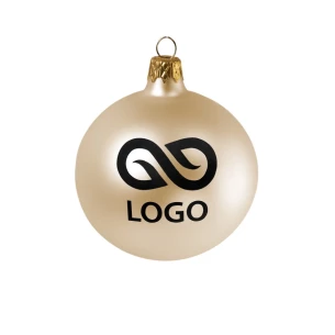 Bola de Navidad de 80 mm - Crudo