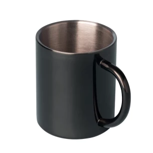 Taza de acero Hugo - Negro