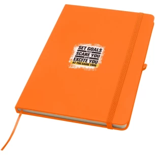 Cuaderno Spectrum Plus A5 de tapas duras - Naranja