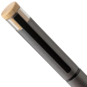 Set de escritura Scriptoria, bolígrafo y pluma de bola - gris
