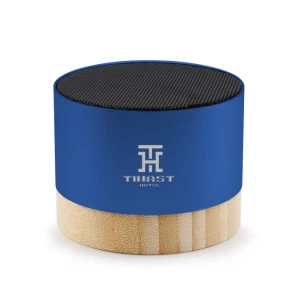 Altavoz inalámbrico de 3 W fabricado con aluminio reciclado - Jaquann - azul marino