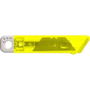 Cuchillo para papel pintado con mecanismo de seguridad Rabel - amarillo