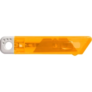 Cuchillo para papel pintado con mecanismo de seguridad Rabel - naranja