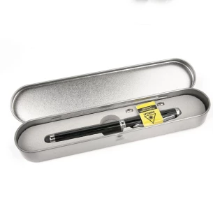 Bolígrafo con estuche Laser - Azul