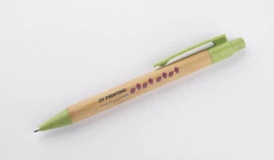 Bolígrafo de bambú BAMMO - verde claro