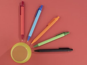 Bolígrafo de papel POLI - negro