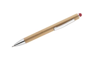 Lápiz táctil de bambú TUSO - rojo