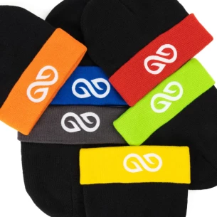 Gorro de invierno Arctos - Lima/Negro
