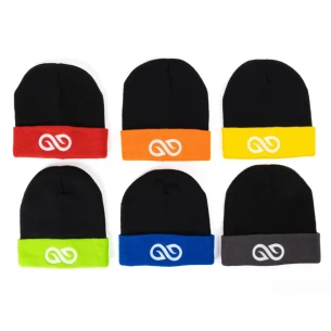 Gorro de invierno Arctos - Lima/Negro