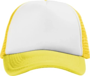 Gorra Trucker - Amarillo/Blanco