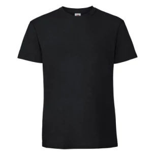 Camiseta Ringspun Premium - Negra