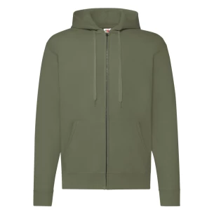 Sudadera con capucha y cremallera FOTL - Oliva
