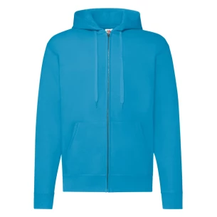 Sudadera con capucha y cremallera FOTL - Azul claro