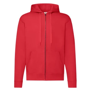 Sudadera con capucha y cremallera FOTL - Roja