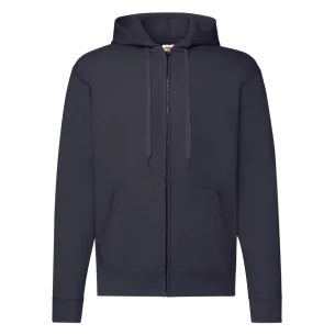 Sudadera con capucha y cremallera FOTL - Azul oscuro