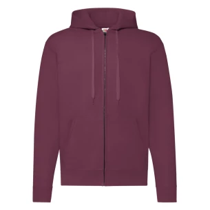Sudadera con capucha y cremallera FOTL - Borgoña