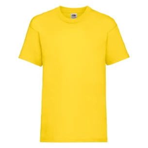 Camiseta infantil FOTL ValueWeight - Amarillo