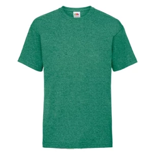 Camiseta infantil FOTL ValueWeight - Green Melange