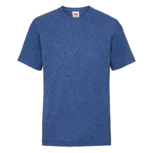 Camiseta infantil FOTL ValueWeight - Azul Melange