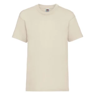 Camiseta infantil FOTL ValueWeight - Crema