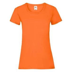 Camiseta FOTL Lady-Fit ValueWeight - Naranja
