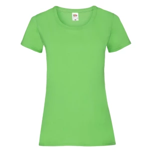 Camiseta FOTL Lady-Fit ValueWeight - Verde lima