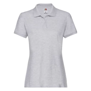 Polo de mujer Fruit Of The Loom Premium - Gris
