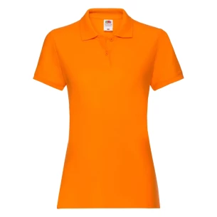 Polo de mujer Fruit Of The Loom Premium - Naranja