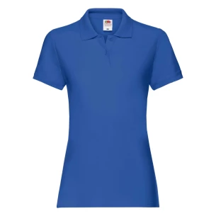Polo de mujer Fruit Of The Loom Premium - Azul