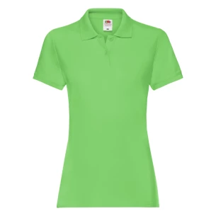 Polo de mujer Fruit Of The Loom Premium - Verde lima