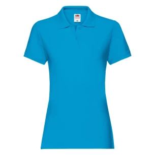 Polo de mujer Fruit Of The Loom Premium - Azul claro
