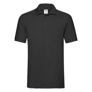 Polo Premium Fruit Of The Loom - Negro