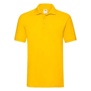 Polo Premium Fruit Of The Loom - Amarillo Oscuro