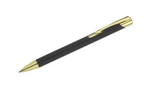 Bolígrafo dorado - Negro
