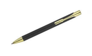Bolígrafo dorado - Negro
