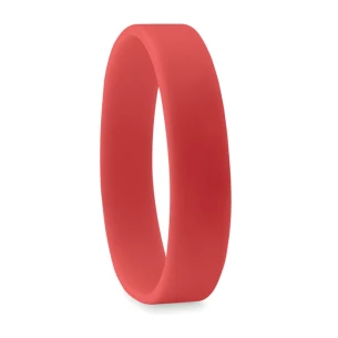 Muñequera de silicona Dolores - Roja