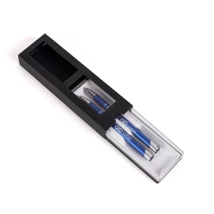 Juego de bolígrafo y portaminas Cosmo - Azul oscuro