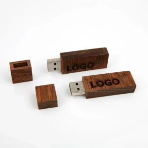 Memoria USB Wood 32Gb - Marrón