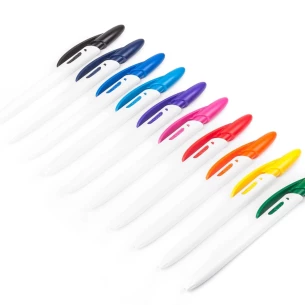 Bolígrafo Rico White - Negro