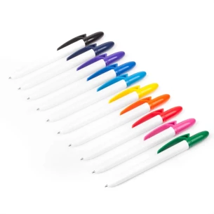 Rellenar Bolígrafo blanco - Morado