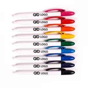 Rellenar Bolígrafo blanco - Rosa